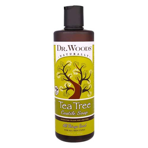 Dr.Woods Shea Vision Castile Soap, Pure Tea Tree - 16 Oz